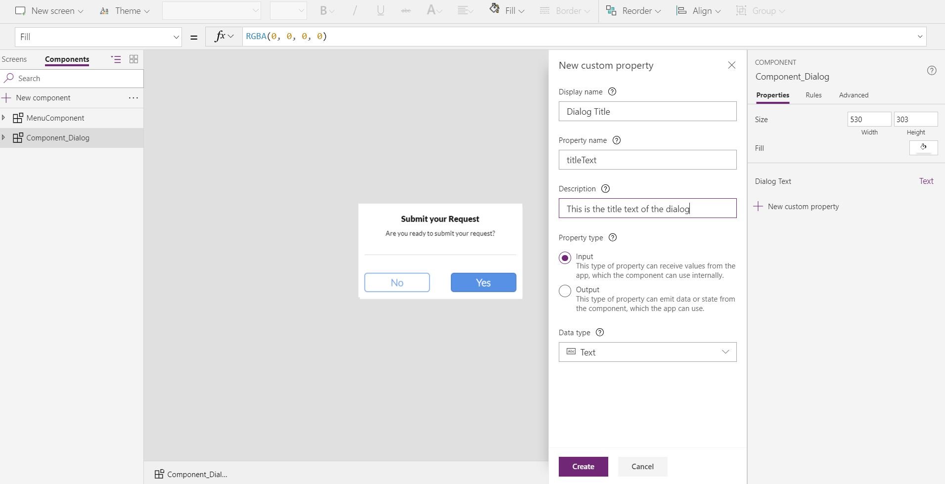 reuse powerapps components