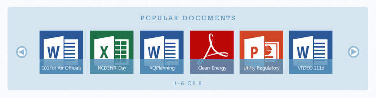 Popular Documents - Example of a SharePoint 2013 Search Based Intranet
